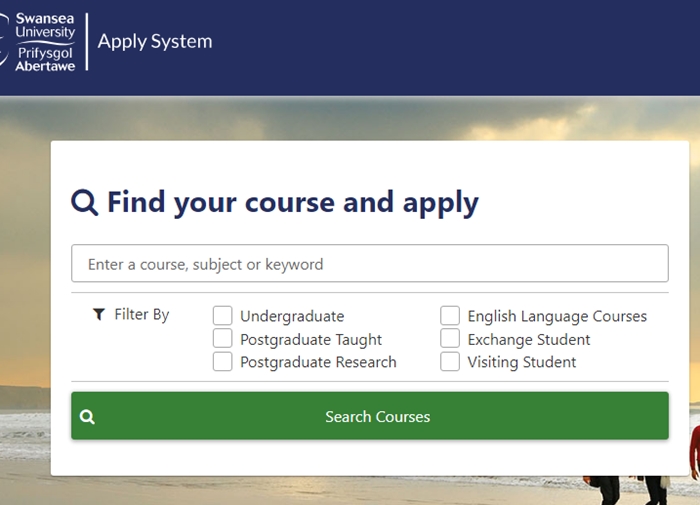 Swansea University Course Search