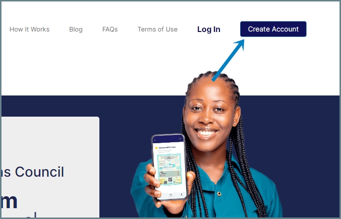 WAEC digital certificate account creation