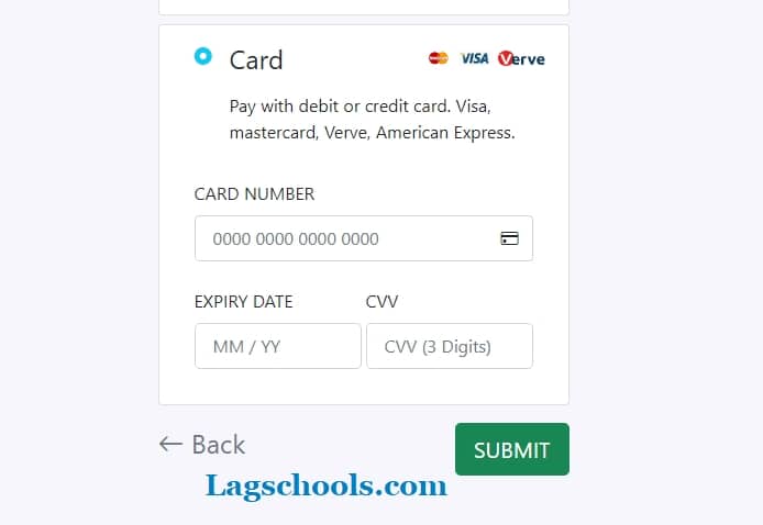 LASU JUPEB ACCEPTANCE FEE CARD PAYMENT