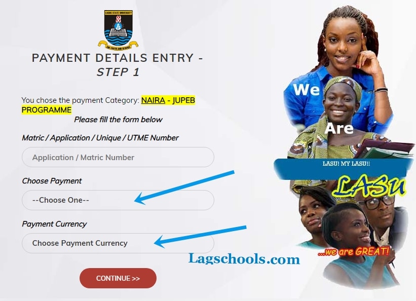 LASU JUPEB Acceptance fee