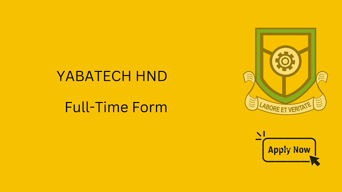 YABATECH HND Full-time Form